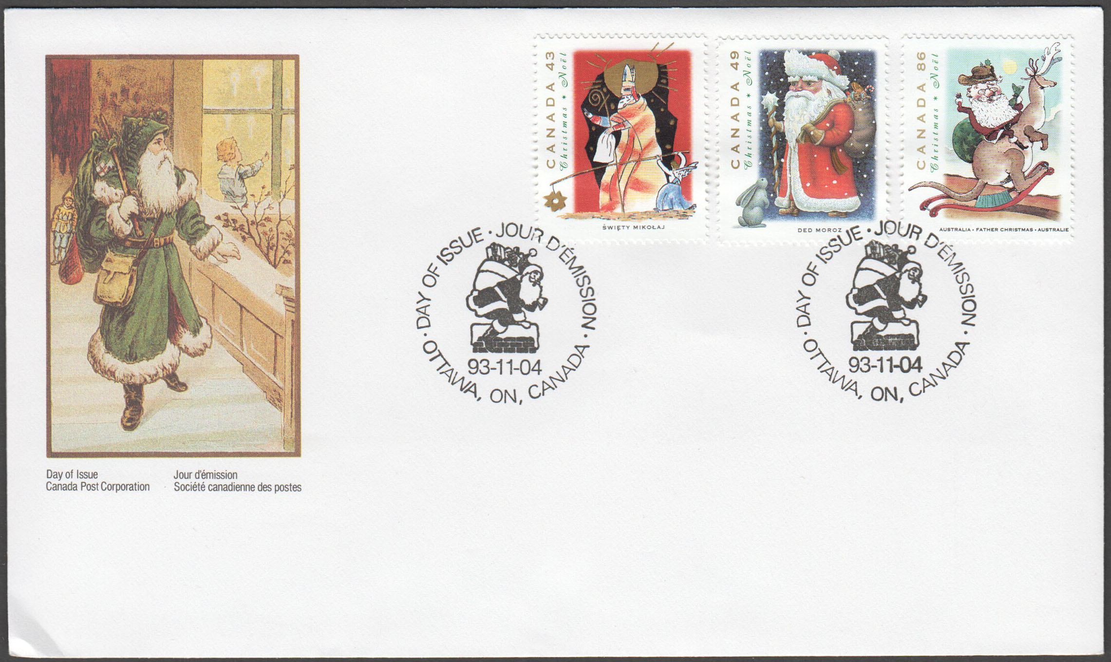 Canada Scott 1499-1501 FDC - Click Image to Close